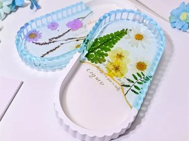 Molde silicona bandeja ovalada bordes rizados